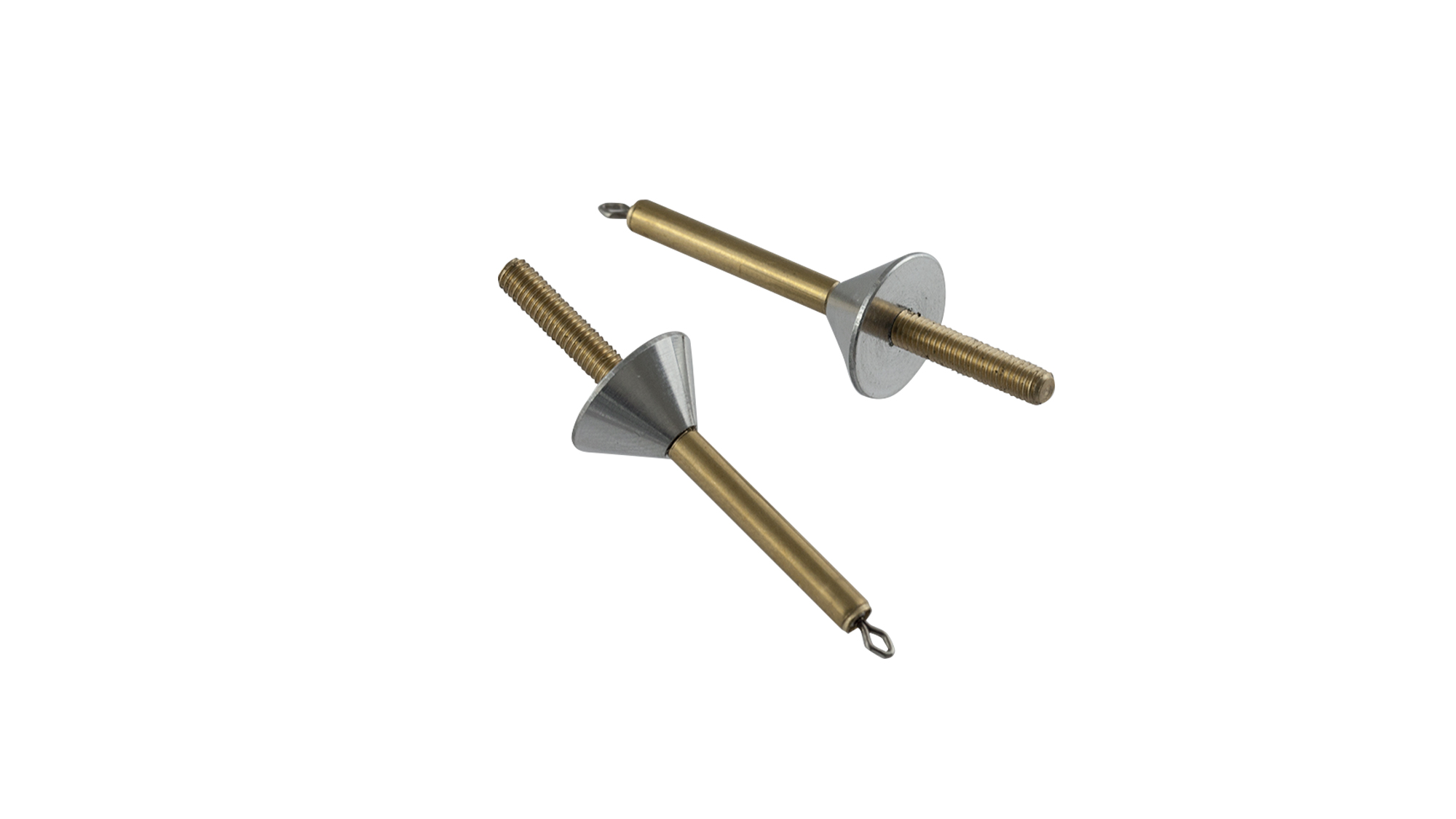 TESTA ALLUMINIO DIAM. 10 GALL.INGL. BS.2PCS