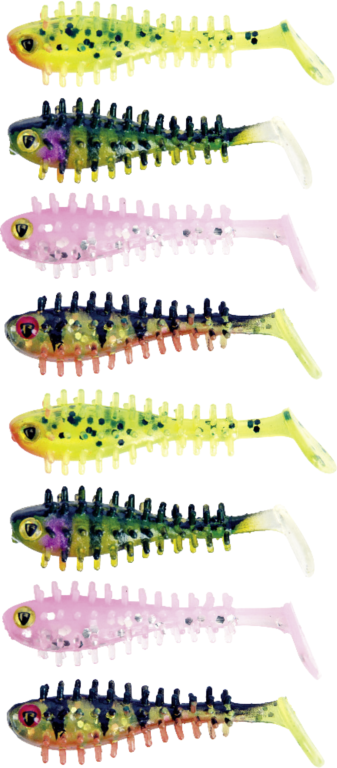 MICRO SPIKEY FRY 4 cm MIXED