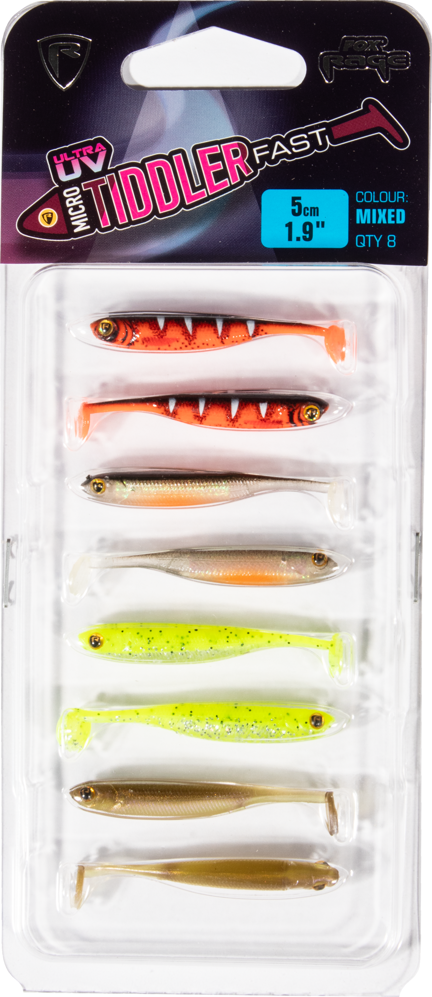 ULTRA UV Micro Tiddler Fast 5 cm MIXED COLOUR