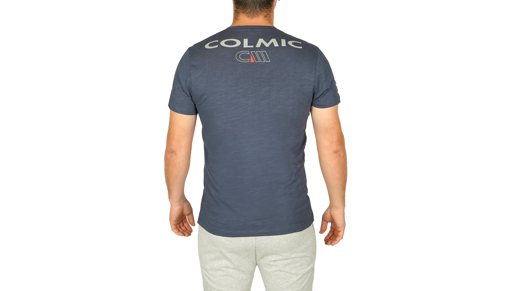 T-SHIRT BLU FIAMMATO TG S